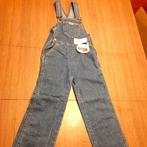 Vintage new old stock red camel kids overalls